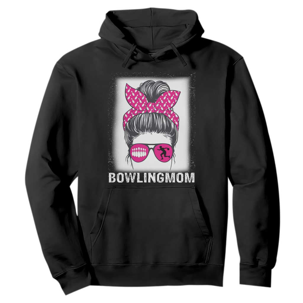 Bowling Mom Life Hoodie Funny Bowler Gift TS12 Black Print Your Wear