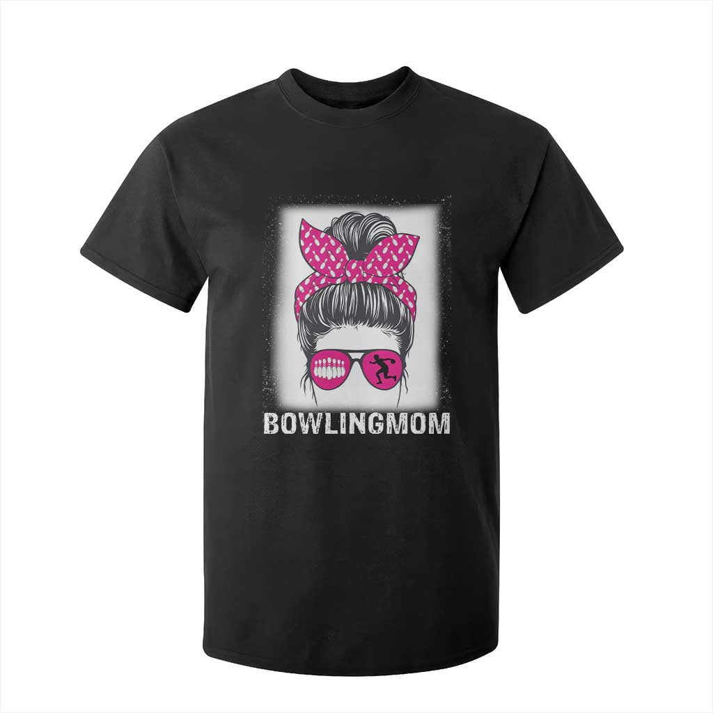 Bowling Mom Life T Shirt For Kid Funny Bowler Gift TS12 Black Print Your Wear