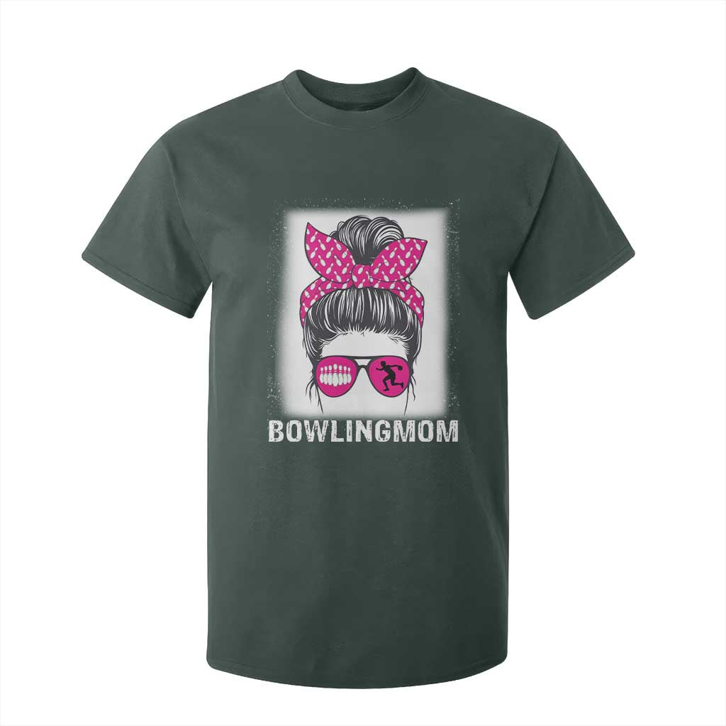 Bowling Mom Life T Shirt For Kid Funny Bowler Gift TS12 Dark Forest Green Print Your Wear