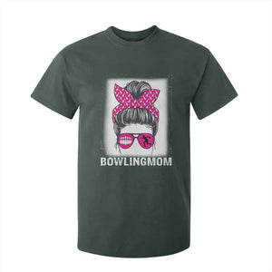 Bowling Mom Life T Shirt For Kid Funny Bowler Gift TS12 Dark Forest Green Print Your Wear
