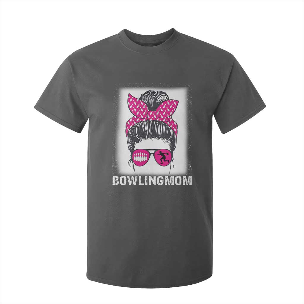 Bowling Mom Life T Shirt For Kid Funny Bowler Gift TS12 Dark Heather Print Your Wear