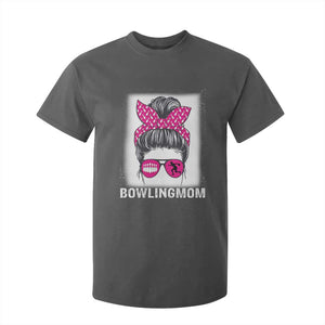 Bowling Mom Life T Shirt For Kid Funny Bowler Gift TS12 Dark Heather Print Your Wear