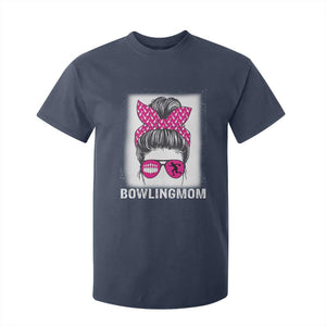 Bowling Mom Life T Shirt For Kid Funny Bowler Gift TS12 Navy Print Your Wear