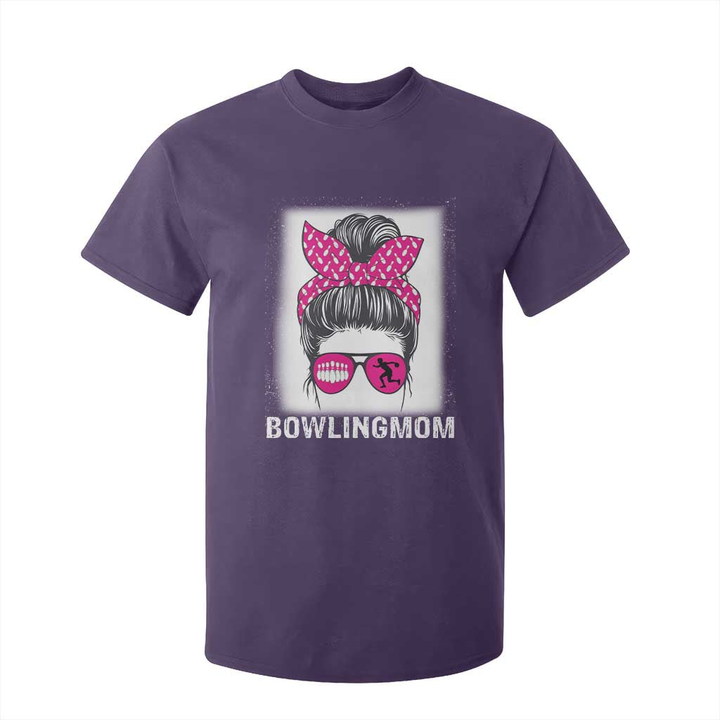 Bowling Mom Life T Shirt For Kid Funny Bowler Gift TS12 Purple Print Your Wear