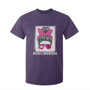 Bowling Mom Life T Shirt For Kid Funny Bowler Gift TS12 Purple Print Your Wear