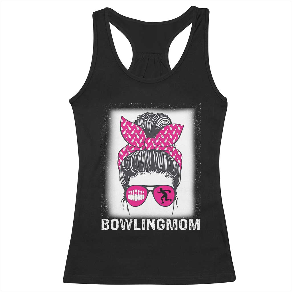 Bowling Mom Life Racerback Tank Top Funny Bowler Gift TS12 Black Print Your Wear