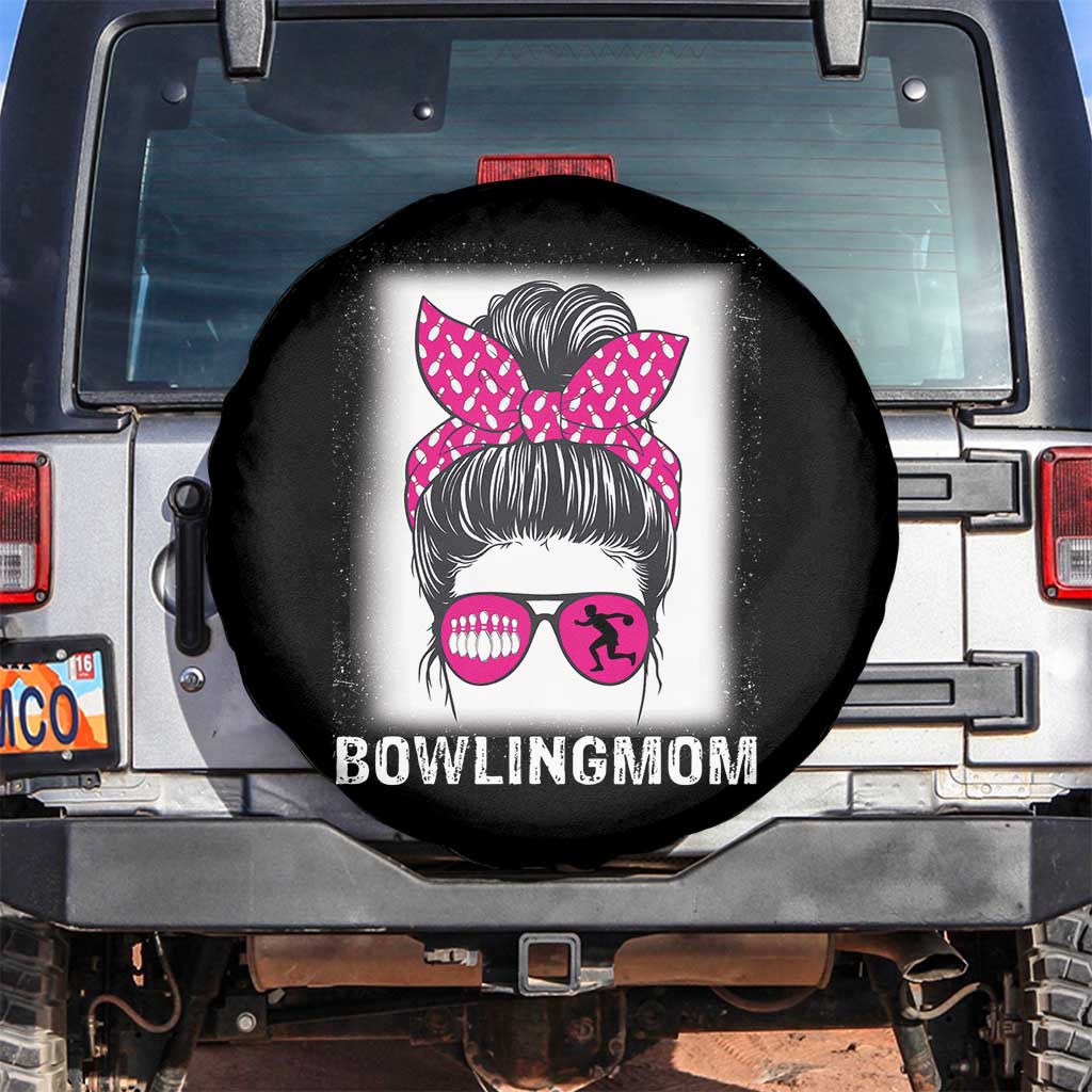 Bowling Mom Life Spare Tire Cover Funny Bowler Gift TS12 No hole Black Print Your Wear