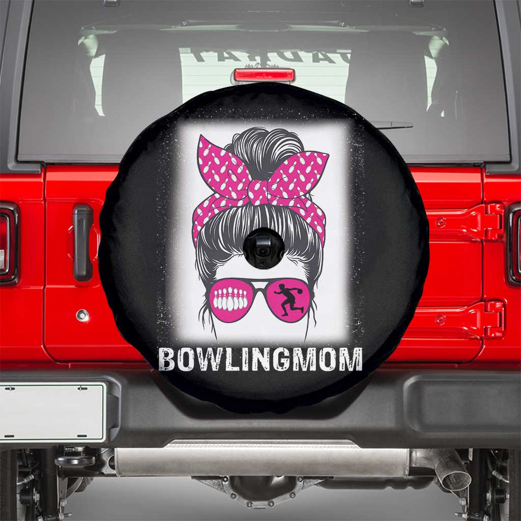 Bowling Mom Life Spare Tire Cover Funny Bowler Gift TS12 Black Print Your Wear