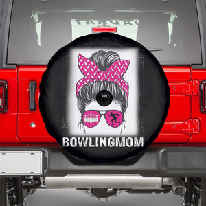 Bowling Mom Life Spare Tire Cover Funny Bowler Gift TS12 Black Print Your Wear
