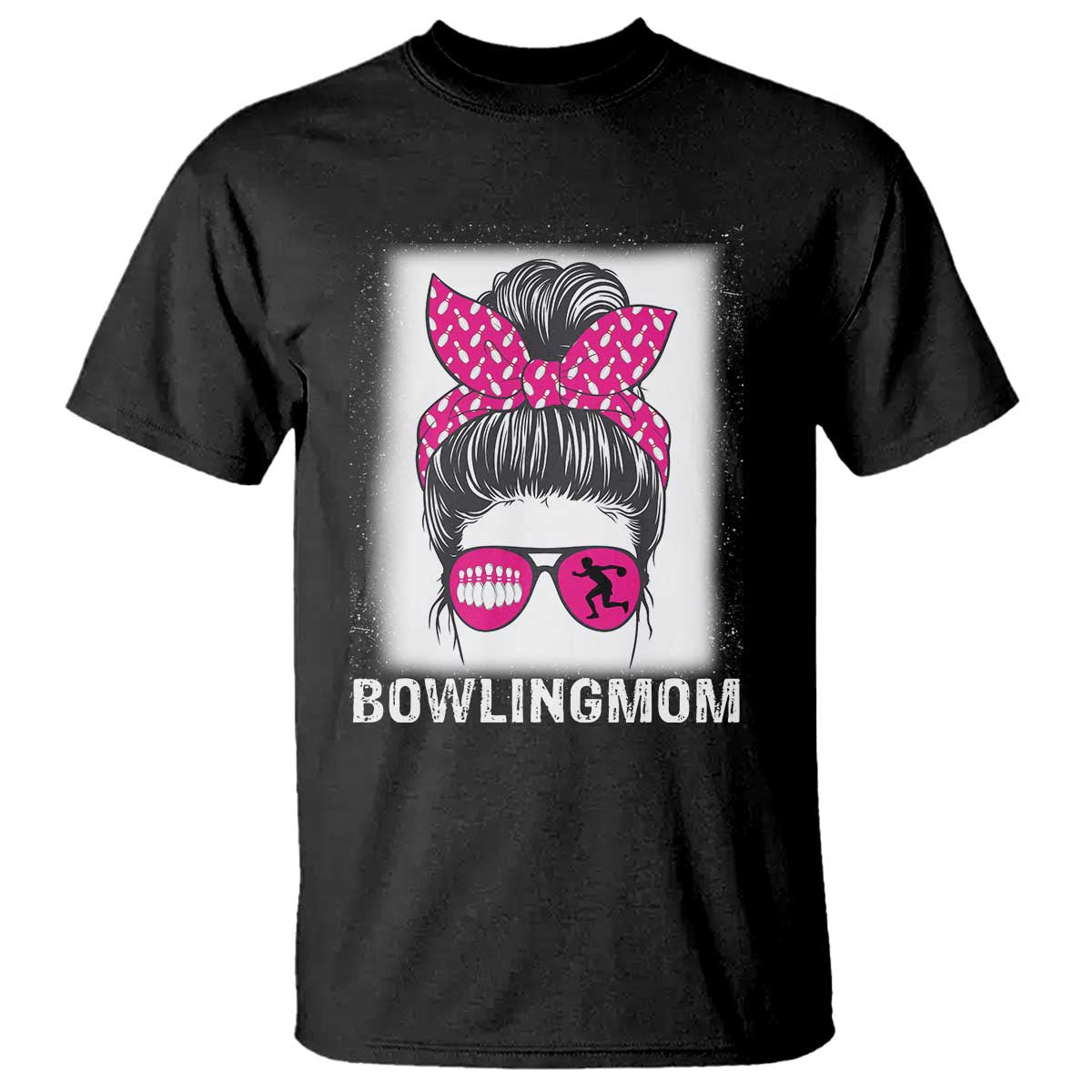 Bowling Mom Life T Shirt Funny Bowler Gift TS12 Black Print Your Wear