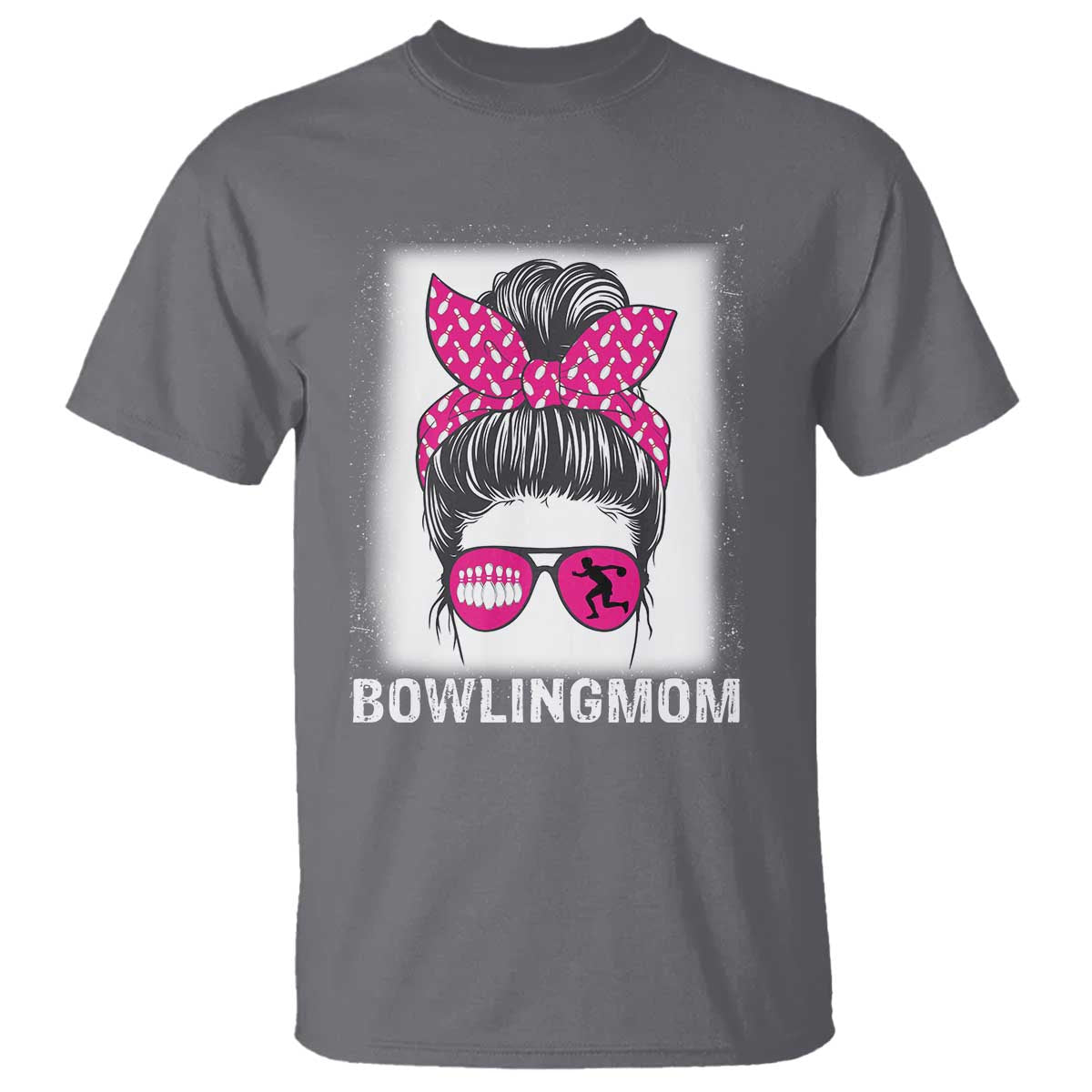 Bowling Mom Life T Shirt Funny Bowler Gift TS12 Charcoal Print Your Wear