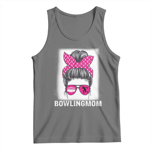 Bowling Mom Life Tank Top Funny Bowler Gift TS12 Black Heather Print Your Wear