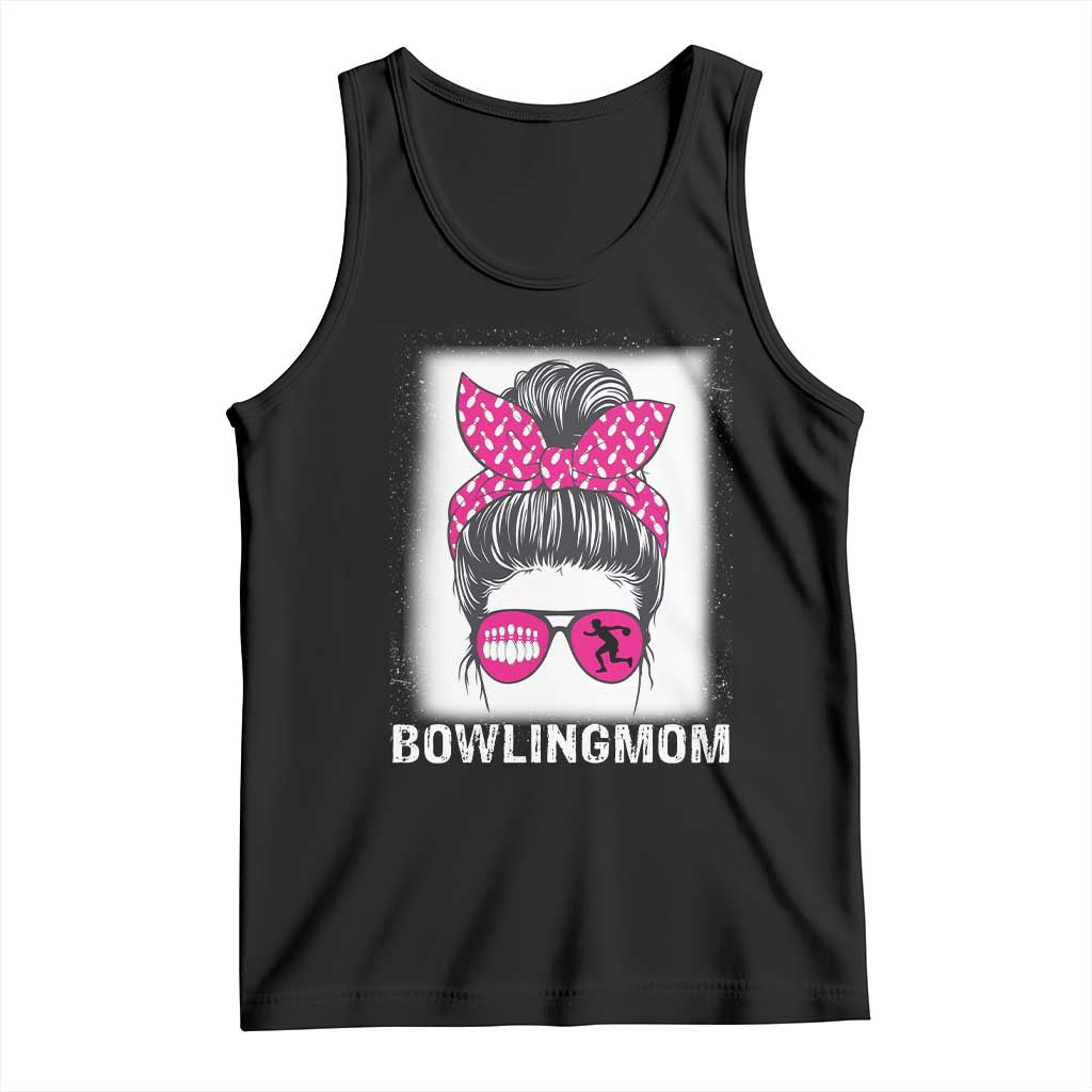 Bowling Mom Life Tank Top Funny Bowler Gift TS12 Black Print Your Wear