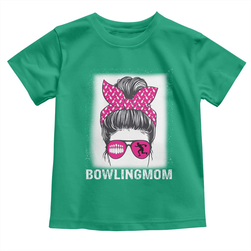 Bowling Mom Life Toddler T Shirt Funny Bowler Gift TS12 Irish Green Print Your Wear