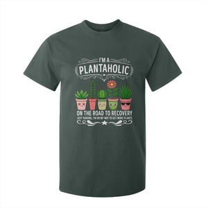 Funny Plantaholic T Shirt For Kid Im On My Way To Get More Plants TS12 Dark Forest Green Print Your Wear