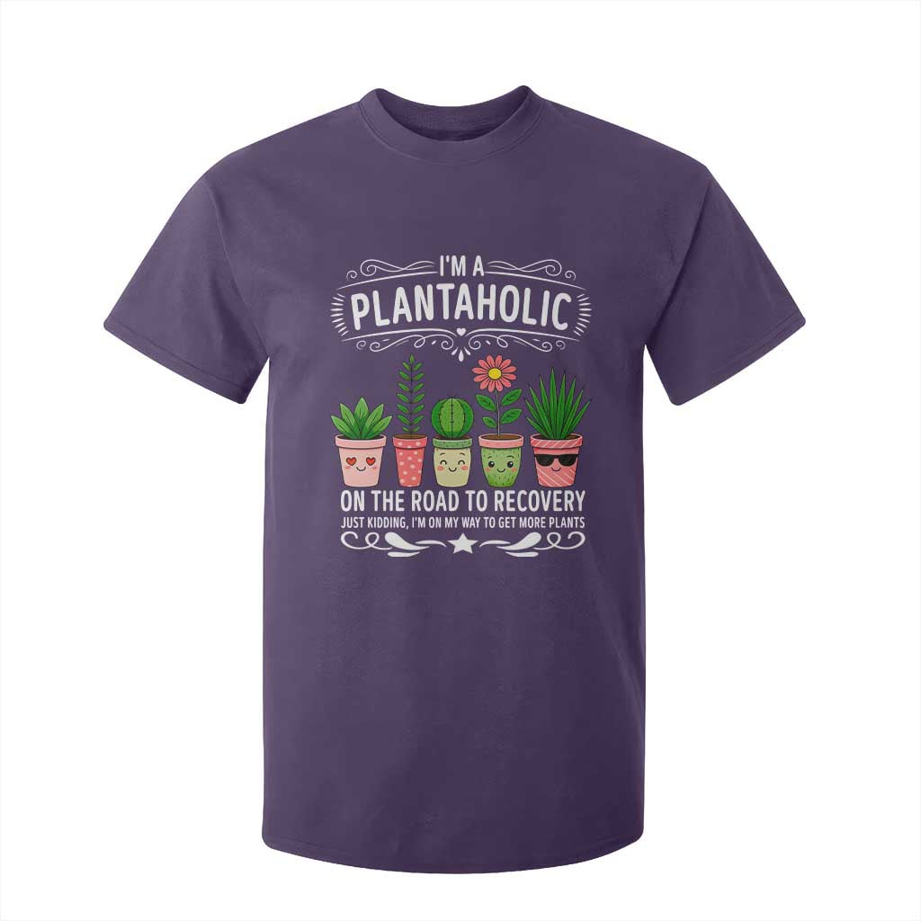 Funny Plantaholic T Shirt For Kid Im On My Way To Get More Plants TS12 Purple Print Your Wear