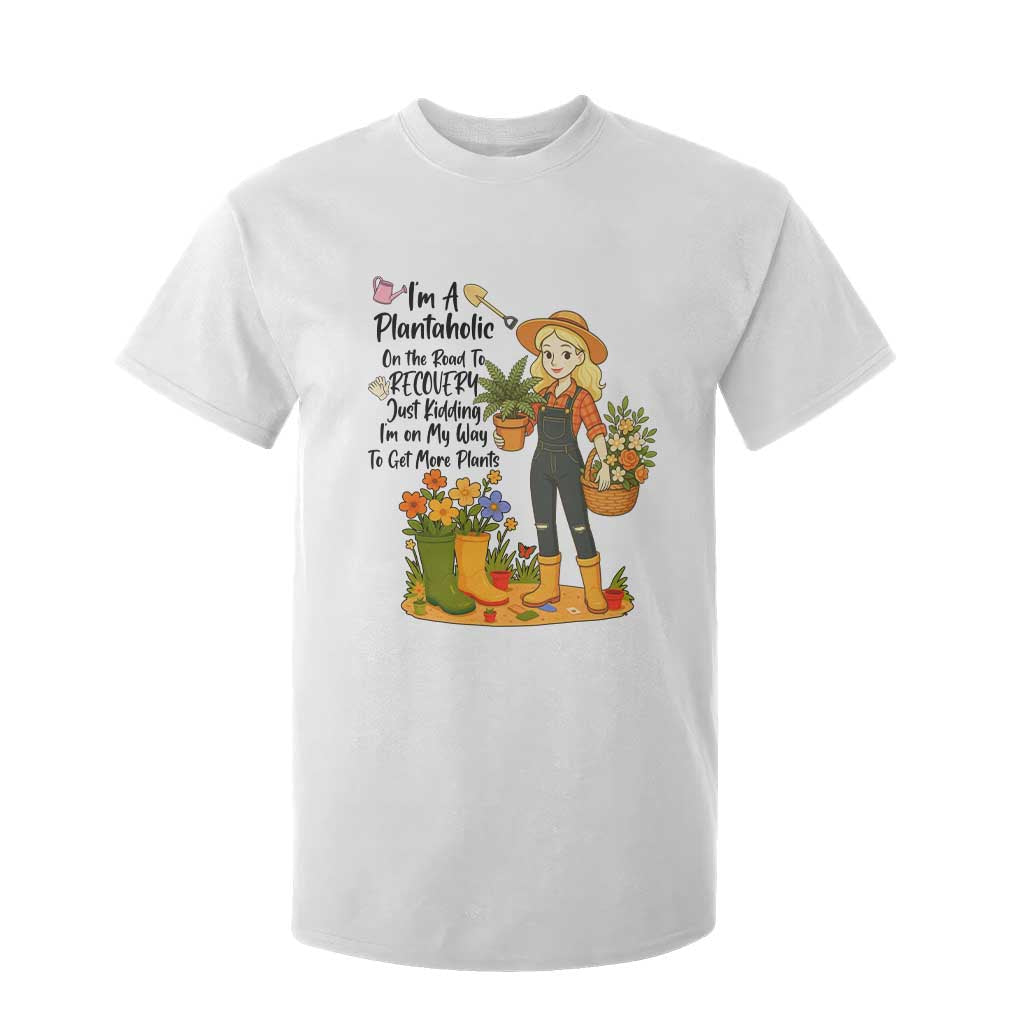 Plantaholic T Shirt For Kid Im On My Way To Get More Plants TS12 White Print Your Wear