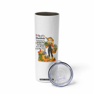 Plantaholic Skinny Tumbler Im On My Way To Get More Plants TS12 Print Your Wear