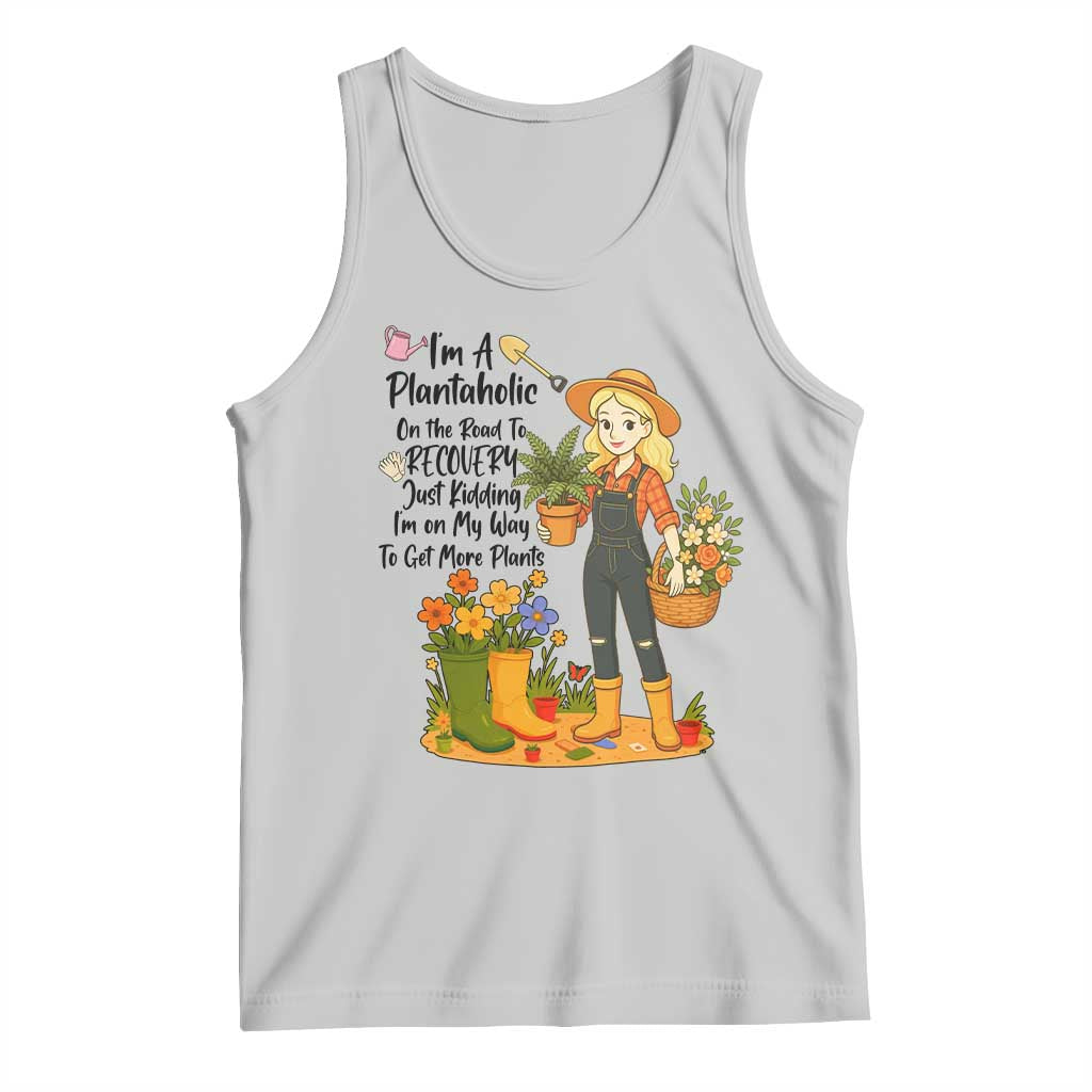 Plantaholic Tank Top Im On My Way To Get More Plants TS12 Ash Print Your Wear