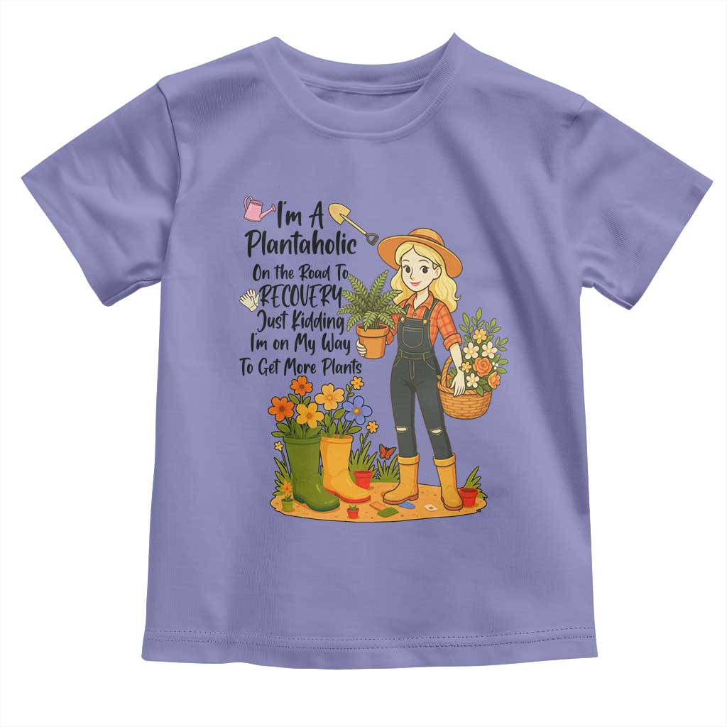 Plantaholic Toddler T Shirt Im On My Way To Get More Plants TS12 Violet Print Your Wear