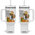 Plantaholic Tumbler With Handle Im On My Way To Get More Plants TS12 One Size: 40 oz White Print Your Wear