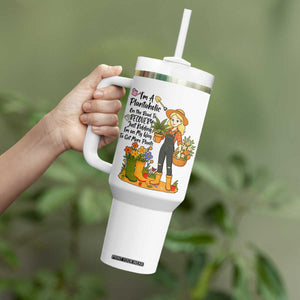 Plantaholic Tumbler With Handle Im On My Way To Get More Plants TS12 Print Your Wear