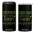 Gardening Is My Therapy 4 in 1 Can Cooler Tumbler Funny Plant Lover TS12 One Size: 16 oz Black Print Your Wear