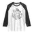 Gardening Lover Humor Raglan Shirt I Will Be In My Office TS12 White Black Print Your Wear