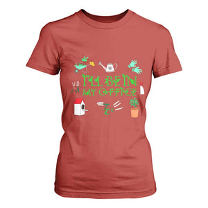 I Will Be In My Office T Shirt For Women Funny Gift For Gardener TS12 Red Print Your Wear