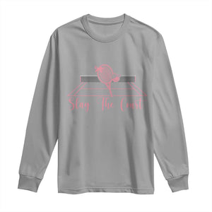 Slay The Court Tennis Girl Long Sleeve Shirt Gift For Sport Lover TS12 Sport Gray Print Your Wear