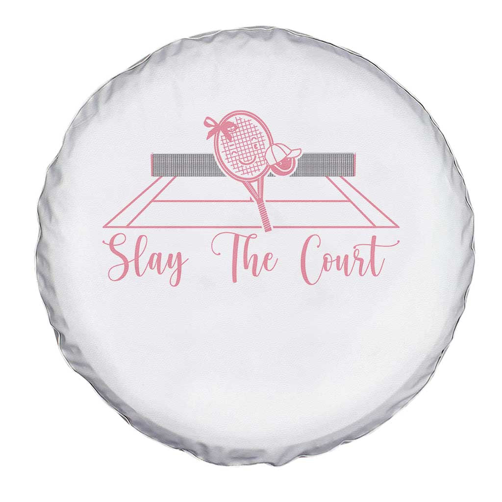 Slay The Court Tennis Girl Spare Tire Cover Gift For Sport Lover TS12 Print Your Wear