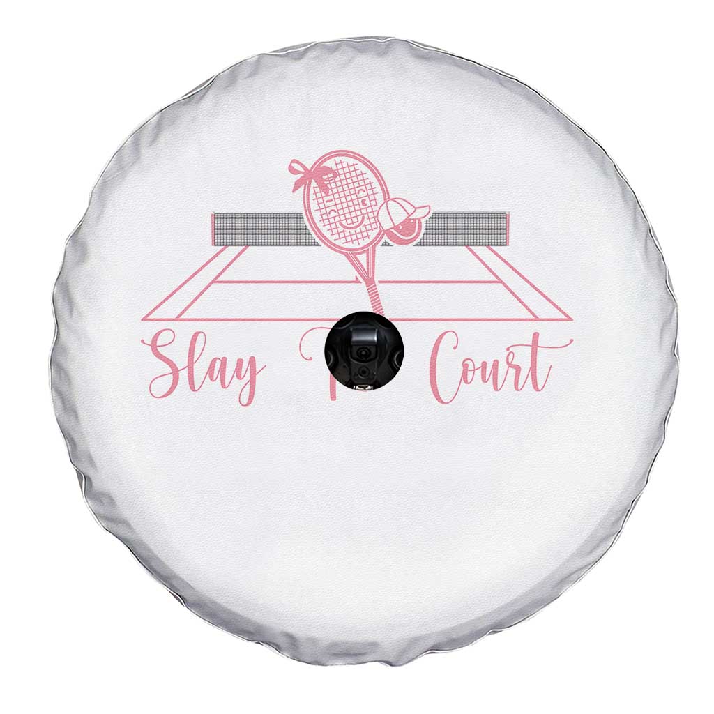 Slay The Court Tennis Girl Spare Tire Cover Gift For Sport Lover TS12 Print Your Wear