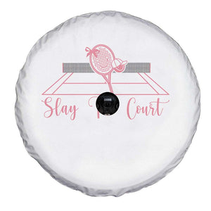 Slay The Court Tennis Girl Spare Tire Cover Gift For Sport Lover TS12 Print Your Wear