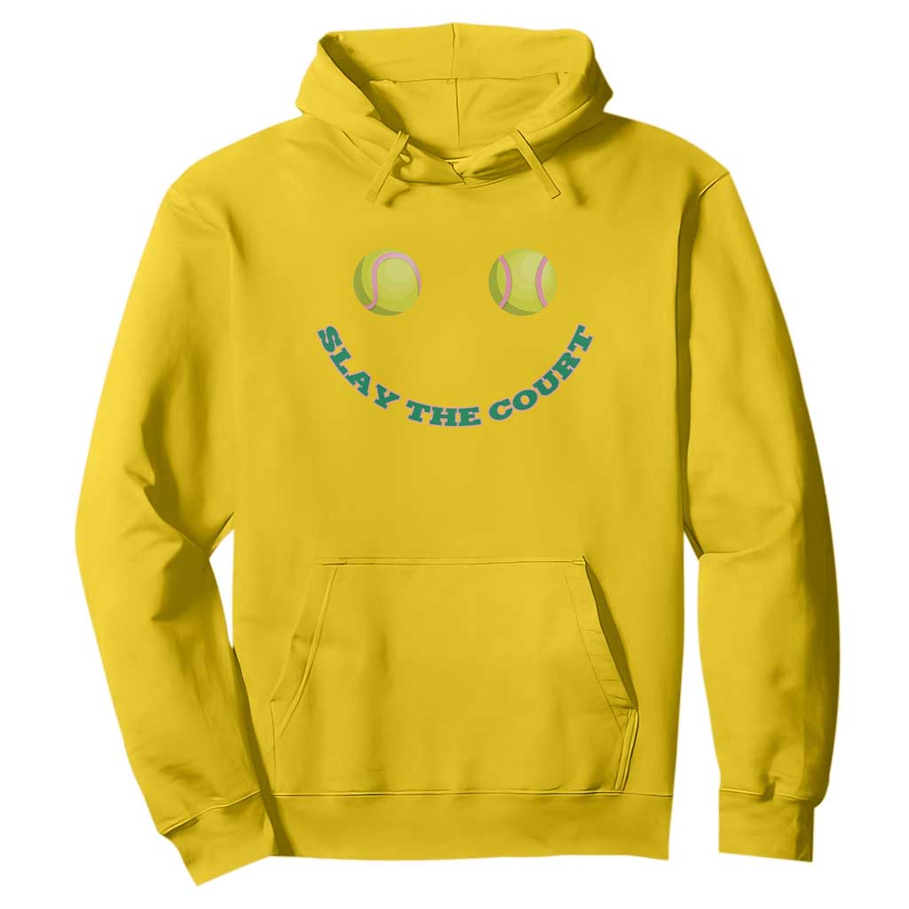 Slay The Court Tennis Girl Hoodie Funny Tennis Player Gift TS12 Daisy Print Your Wear