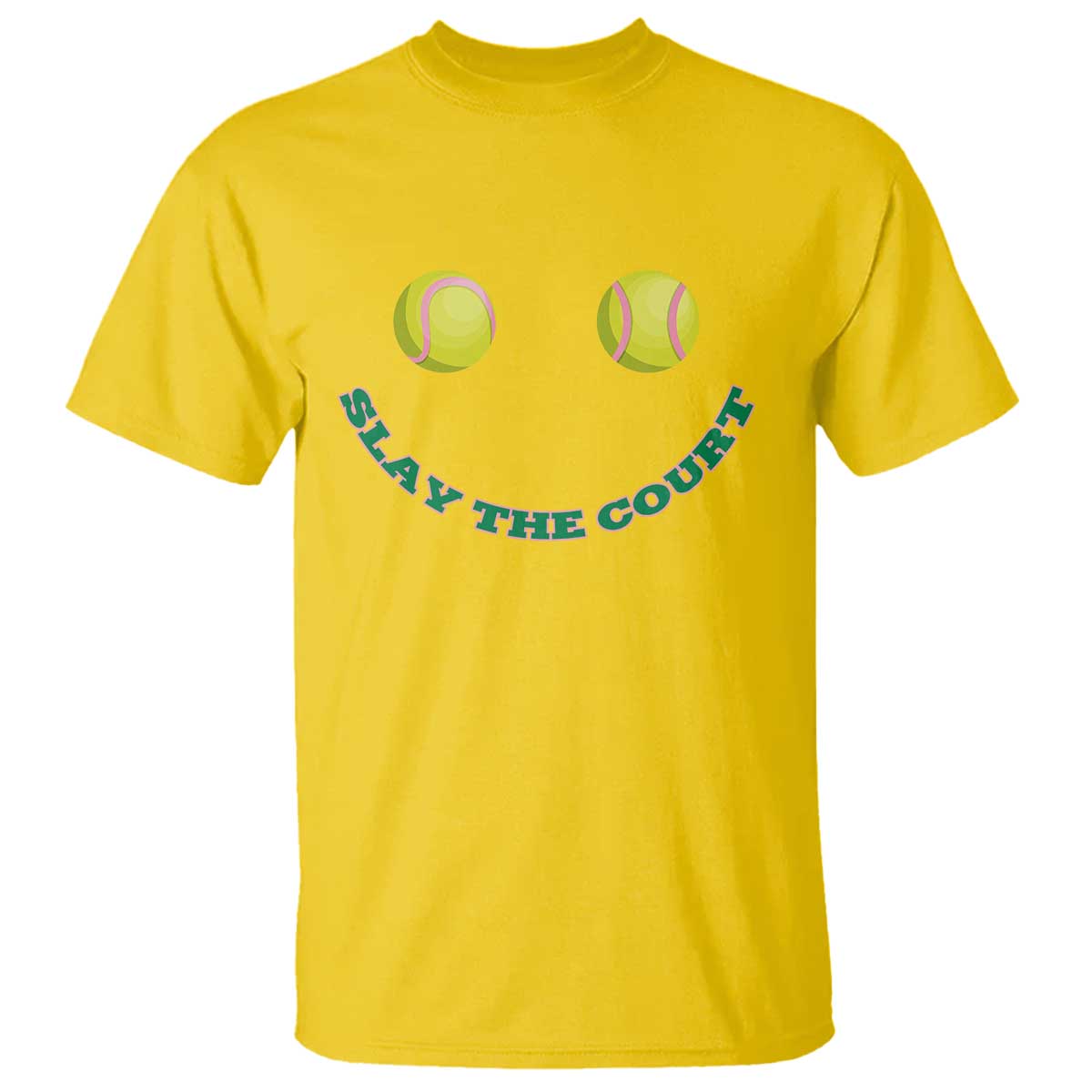 Slay The Court Tennis Girl T Shirt Funny Tennis Player Gift TS12 Daisy Print Your Wear