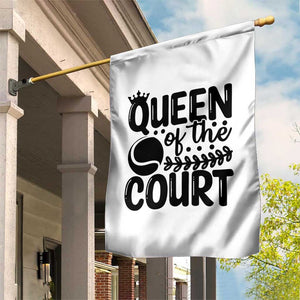 Funny Tennis Lover Gift Garden Flag Queen Of The Court TS12 Print Your Wear
