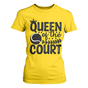 Funny Tennis Lover Gift T Shirt For Women Queen Of The Court TS12 Daisy Print Your Wear