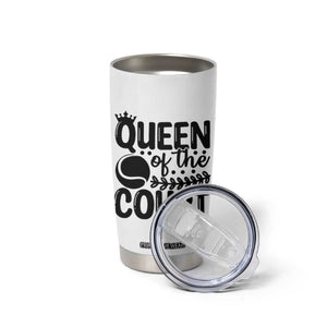 Funny Tennis Lover Gift Tumbler Cup Queen Of The Court TS12 Print Your Wear