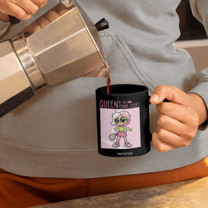 Queen Of The Court Coffee Mug Funny Tennis Player Gift For Women TS12 Print Your Wear