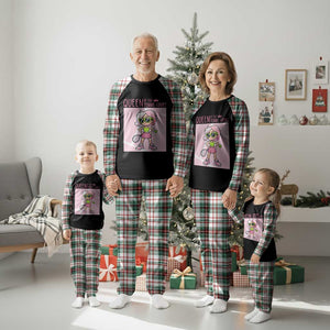 Queen Of The Court Plaid Pajama Set Funny Tennis Player Gift For Women TS12 Christmas Plaid Print Your Wear
