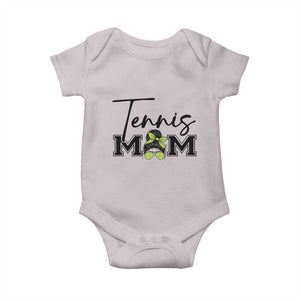 Funny Tennis Player Gift For Tennis Mom Baby Onesie TS12 Ice Gray Print Your Wear