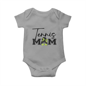 Funny Tennis Player Gift For Tennis Mom Baby Onesie TS12 Sport Gray Print Your Wear