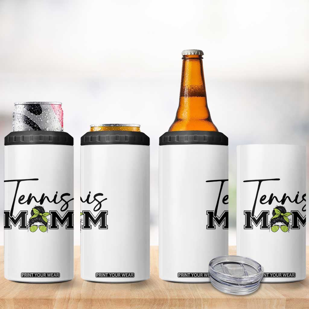 Funny Tennis Player Gift For Tennis Mom 4 in 1 Can Cooler Tumbler TS12 Print Your Wear
