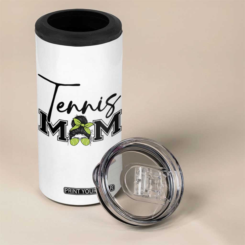 Funny Tennis Player Gift For Tennis Mom 4 in 1 Can Cooler Tumbler TS12 Print Your Wear