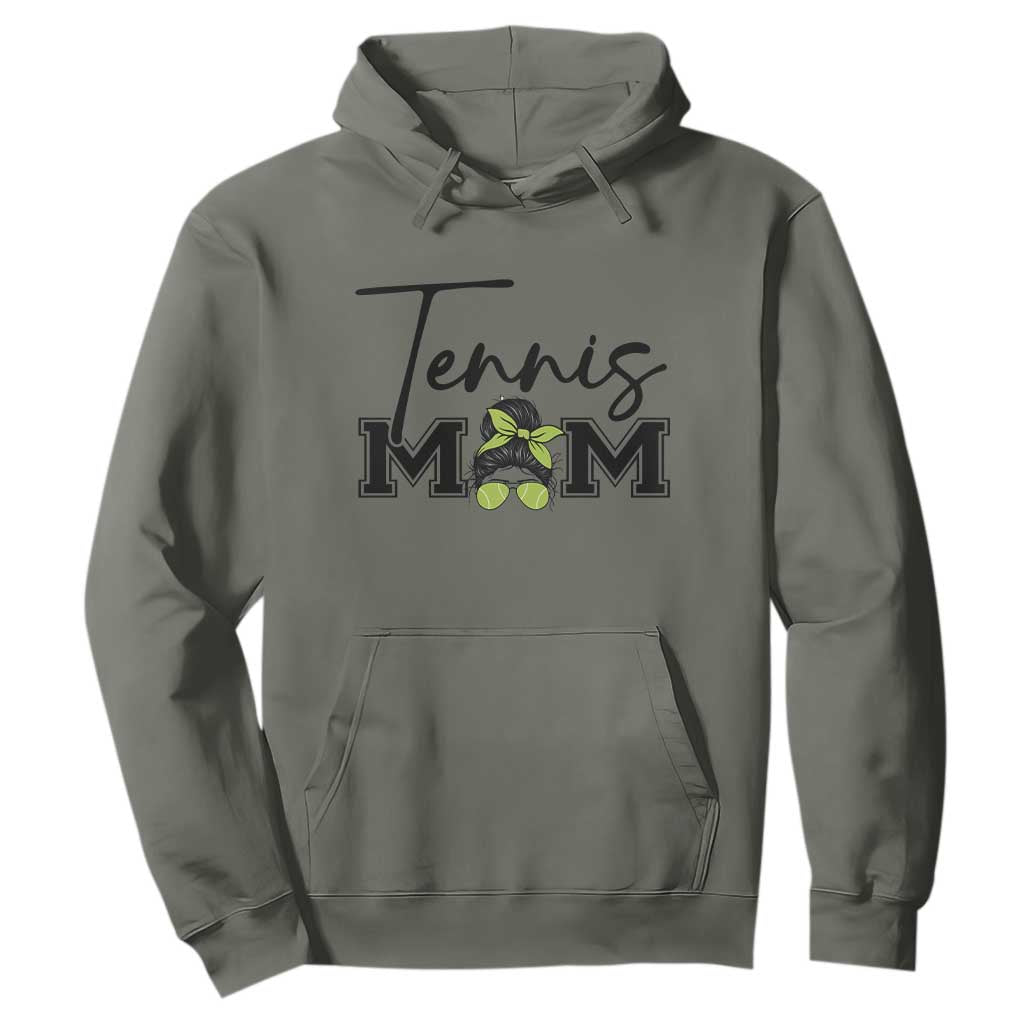 Funny Tennis Player Gift For Tennis Mom Hoodie TS12 Military Green Print Your Wear
