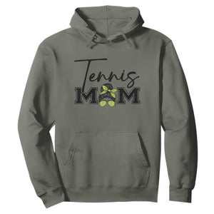 Funny Tennis Player Gift For Tennis Mom Hoodie TS12 Military Green Print Your Wear