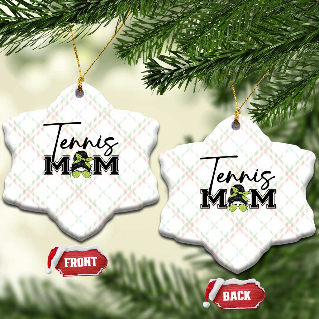 Funny Tennis Player Gift For Tennis Mom Ceramic Ornament TS12 Print Your Wear