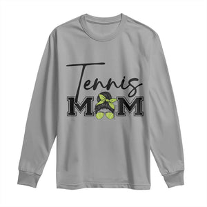 Funny Tennis Player Gift For Tennis Mom Long Sleeve Shirt TS12 Sport Gray Print Your Wear