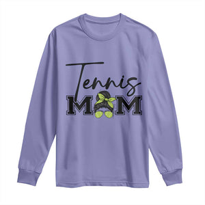 Funny Tennis Player Gift For Tennis Mom Long Sleeve Shirt TS12 Violet Print Your Wear