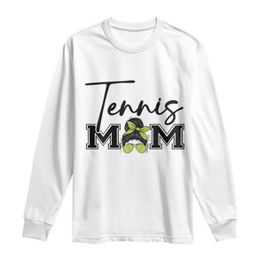 Funny Tennis Player Gift For Tennis Mom Long Sleeve Shirt TS12 White Print Your Wear